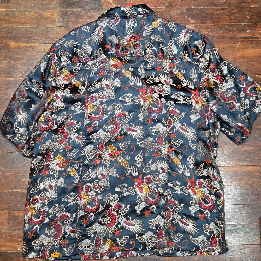 Dragon Print Button Up - image 2